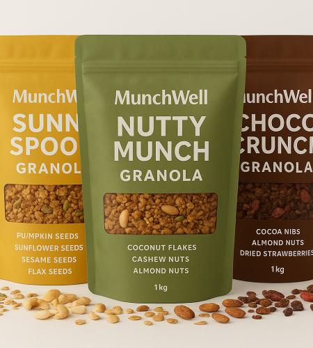 munchwell granola cereal nutty munch flavour
